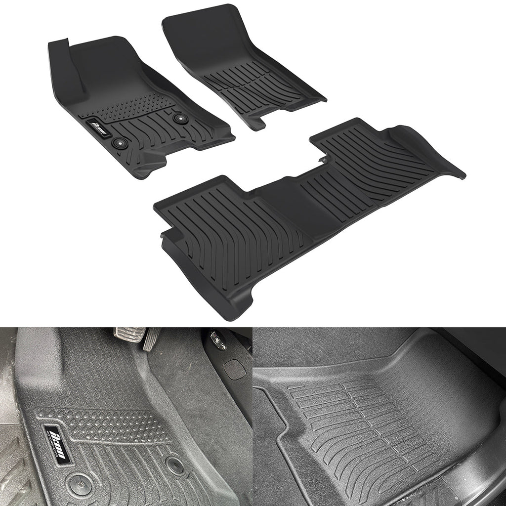 2023-2025 Chevy Colorado/GMC Canyon Floor Mats All Weather TPE Carpets