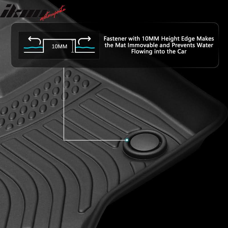 2015-2019 Ford Explorer Bucket Seat 3D Floor Mats Liner Carpets TPE