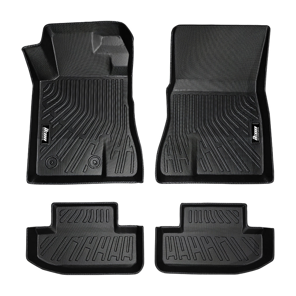 2015-2024 Ford Mustang 3D Molded Floor Mats All Weather Carpets TPE