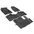 2009-2015 Honda Pilot 8 Seats 3D Floor Mats Carpet Liners Pad TPE