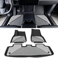 2020-2024 Tesla Model Y 3D Floor Mats Black& Gray& White TPE Injection
