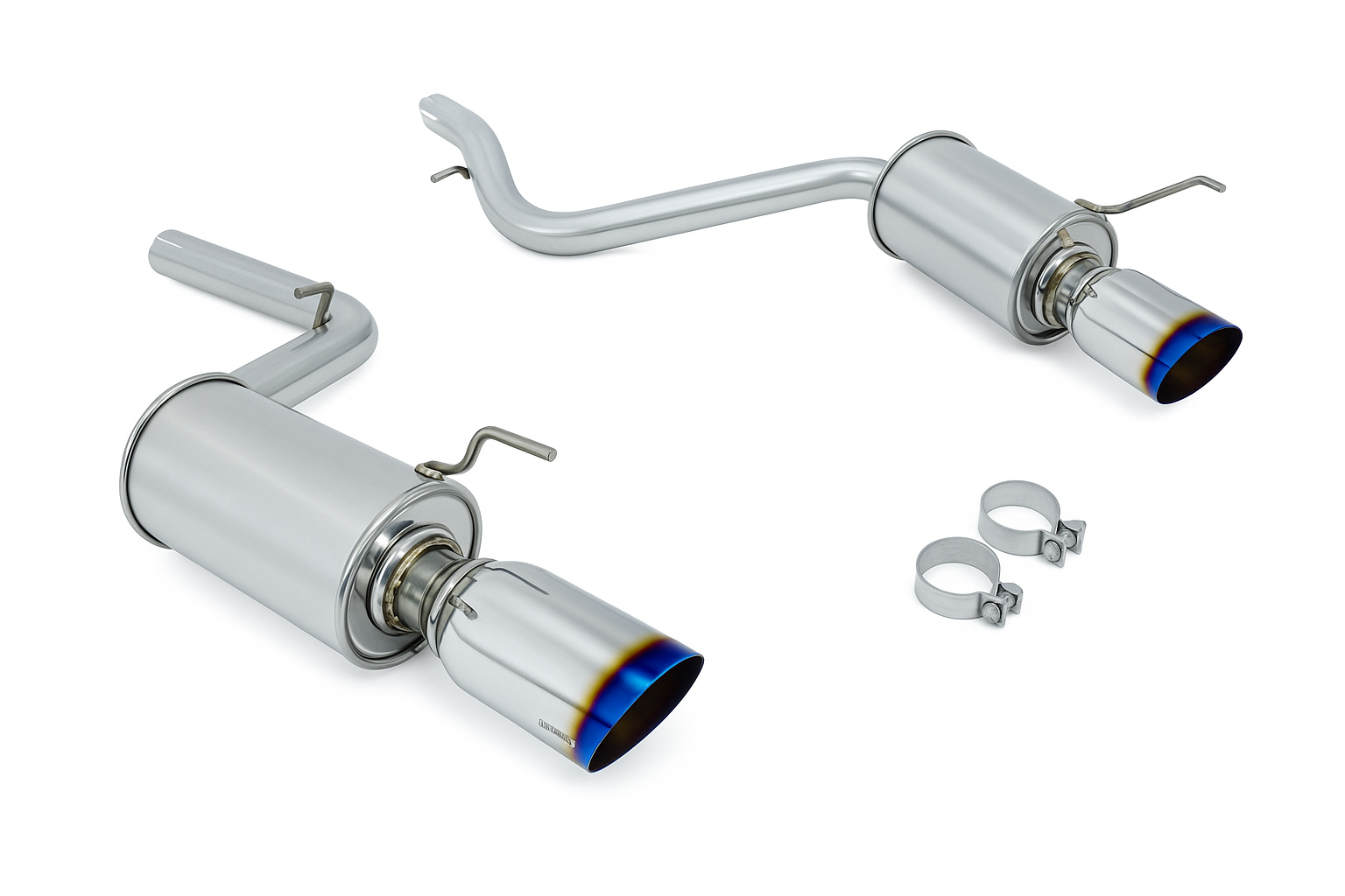 Megan Racing Cat-Back OE-RS for 2008-2014 Mercedes-Benz C-Class C300/ C350 V6 Sedan Mid Pipe Rolled Tips