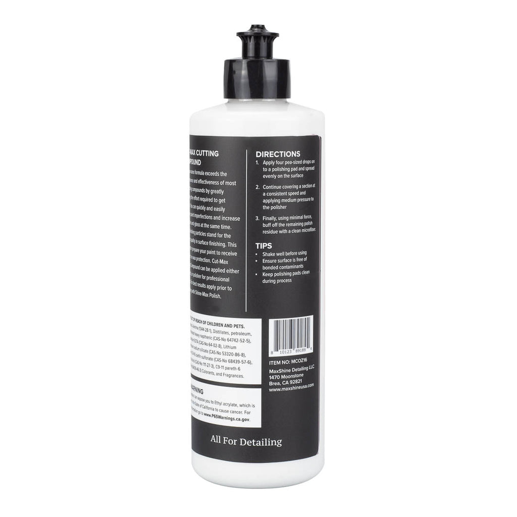 Car Scratch Remover | Cut-Max Cutting Compound - 16oz