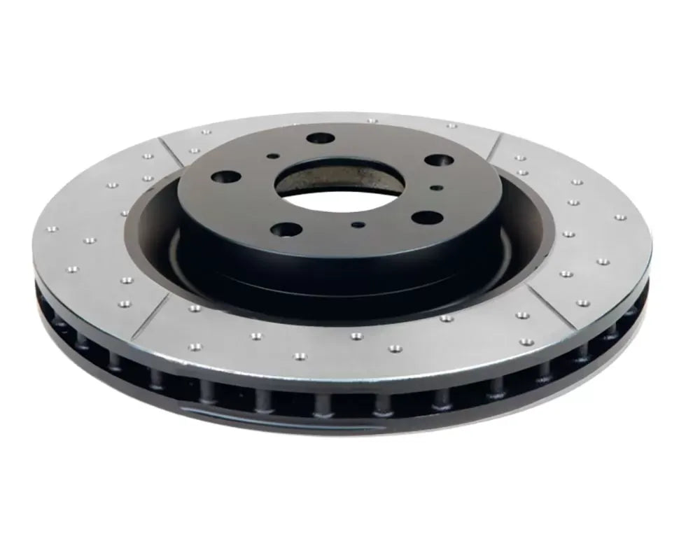 DBA Street Series Drilled & Slotted Rear Brake Rotor Ford Mustang GT | V6 2005-2013