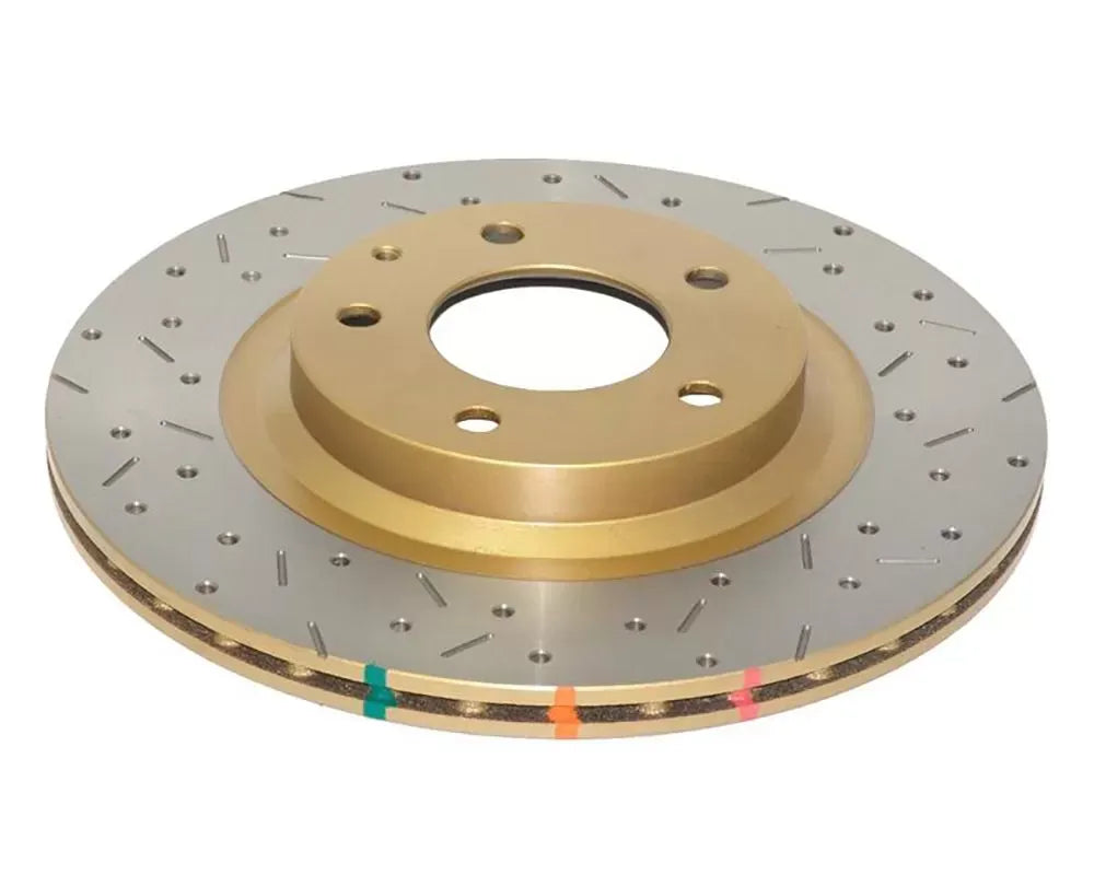 DBA 4000 Series Std Suspension / Sport Suspension Drilled & Slotted Rear Brake Rotor Mazda RX-8 2003-2010