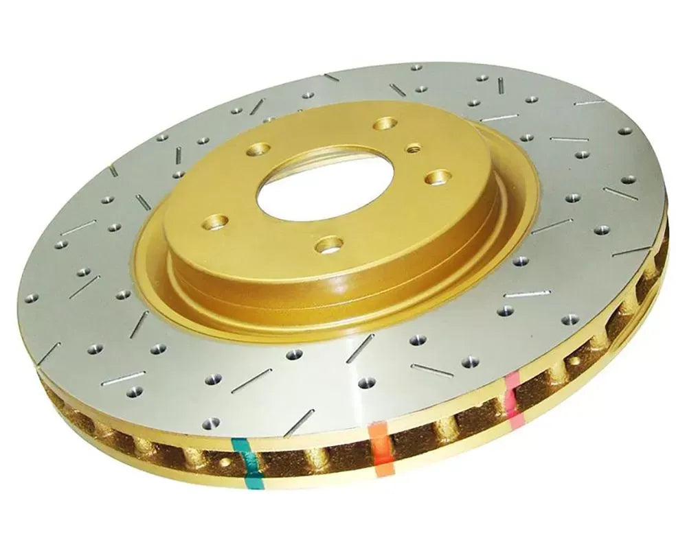 DBA 4000 Series Std Suspension / Sport Suspension Drilled & Slotted Rear Brake Rotor Mazda RX-8 2003-2010