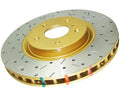 DBA 4000 Series  Drilled & Slotted Front Brake Rotor BMW 335d/335i E90/91/92 2006+