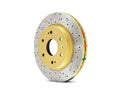 DBA 4000 Series Drilled/Slotted Front Brake Rotor Subaru WRX STi 2017+