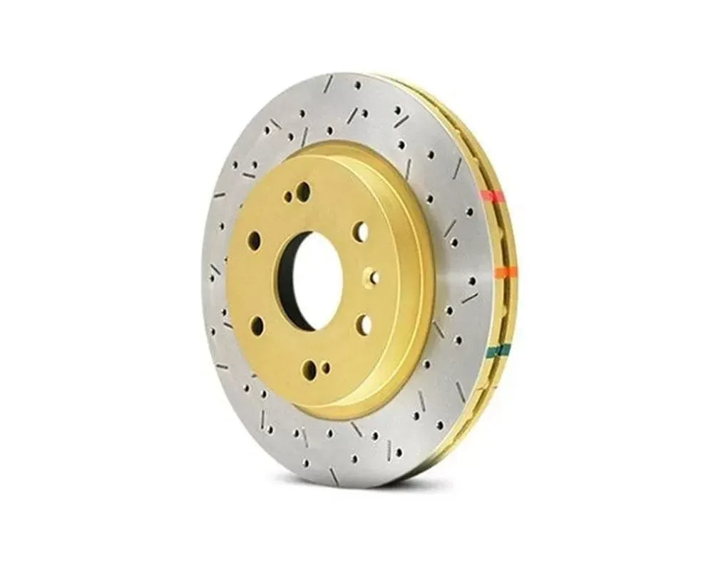 DBA 4000 Series Drilled/Slotted Front Brake Rotor Subaru WRX STi 2017+