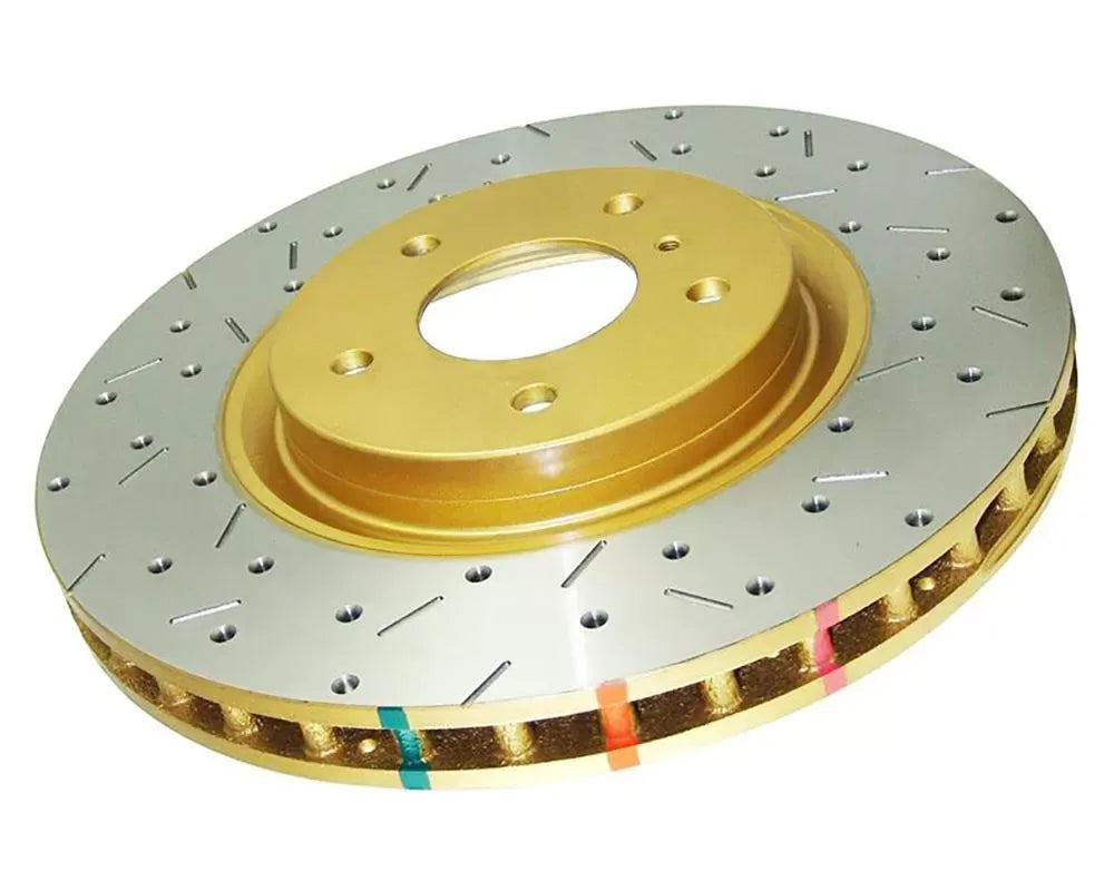 DBA 4000 Series Drilled & Slotted Front Brake Rotor (4 Lug Only) Acura Integra 1990-2001