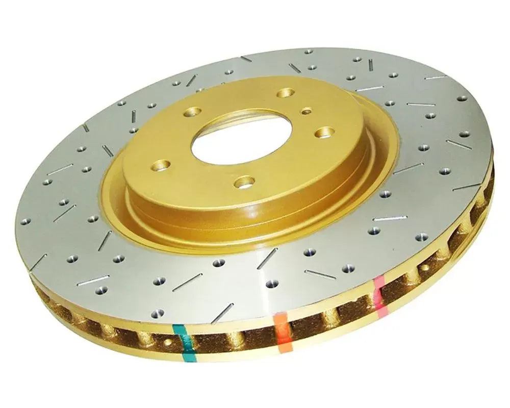 DBA 4000 Series Drilled & Slotted Rear Brake Rotor Honda S2000 2000-2005