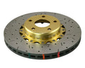 DBA 5000 Series Front Drilled & Slotted Brake Rotor w/ Gold Hat Subaru WRX | FR-S | BRZ Premium 2002+