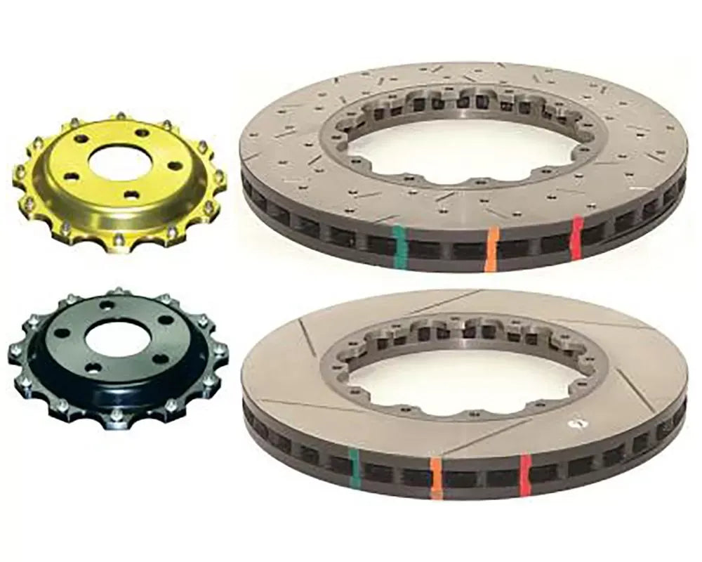 DBA 5000 Series Drilled and Slotted Front Replacement Brake Rotor Chevrolet Corvette Z06 2006-2012