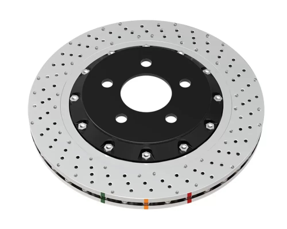 DBA 5000 Series Cross Drilled & Dimpled Brake Rotor Chevrolet Camaro ZL1 (w/ M6 Nuts) 2019+