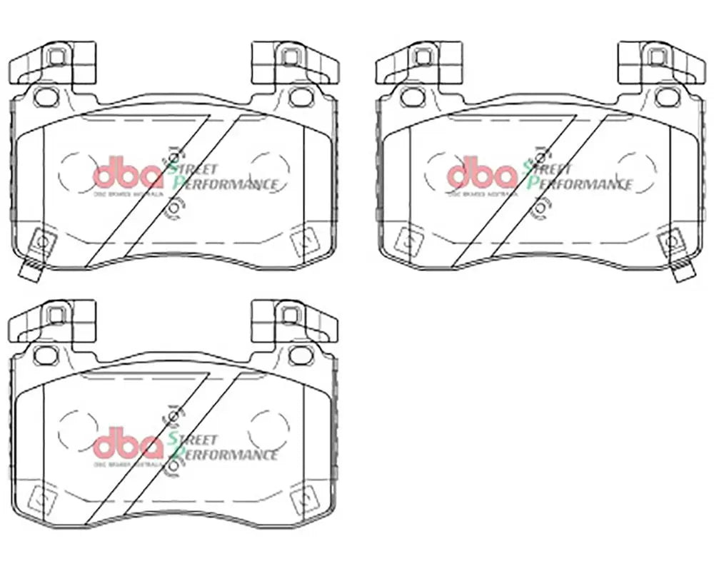 DBA SP Performance Front Brake Pads Kia Stinger V6 Twin Turbo 2018+