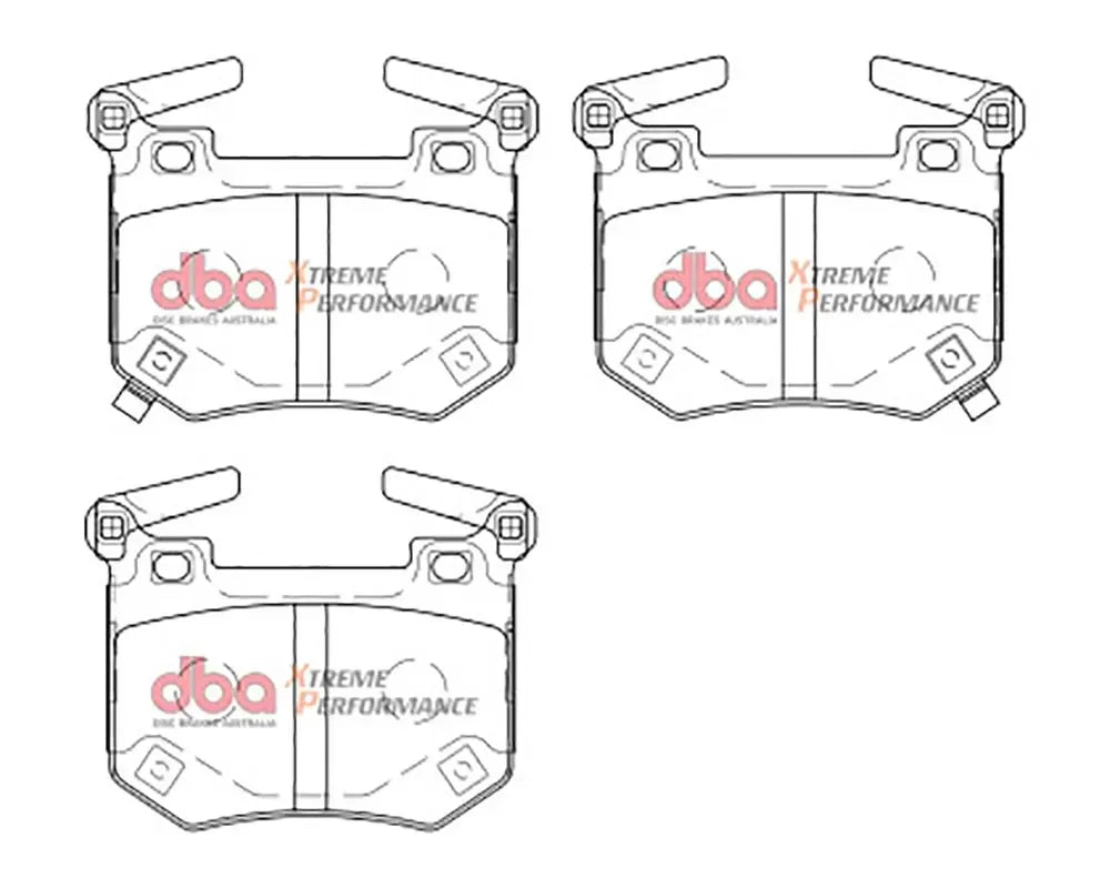 DBA XP Performance Rear Brake Pads Kia Stinger V6 Twin Turbo 2018+