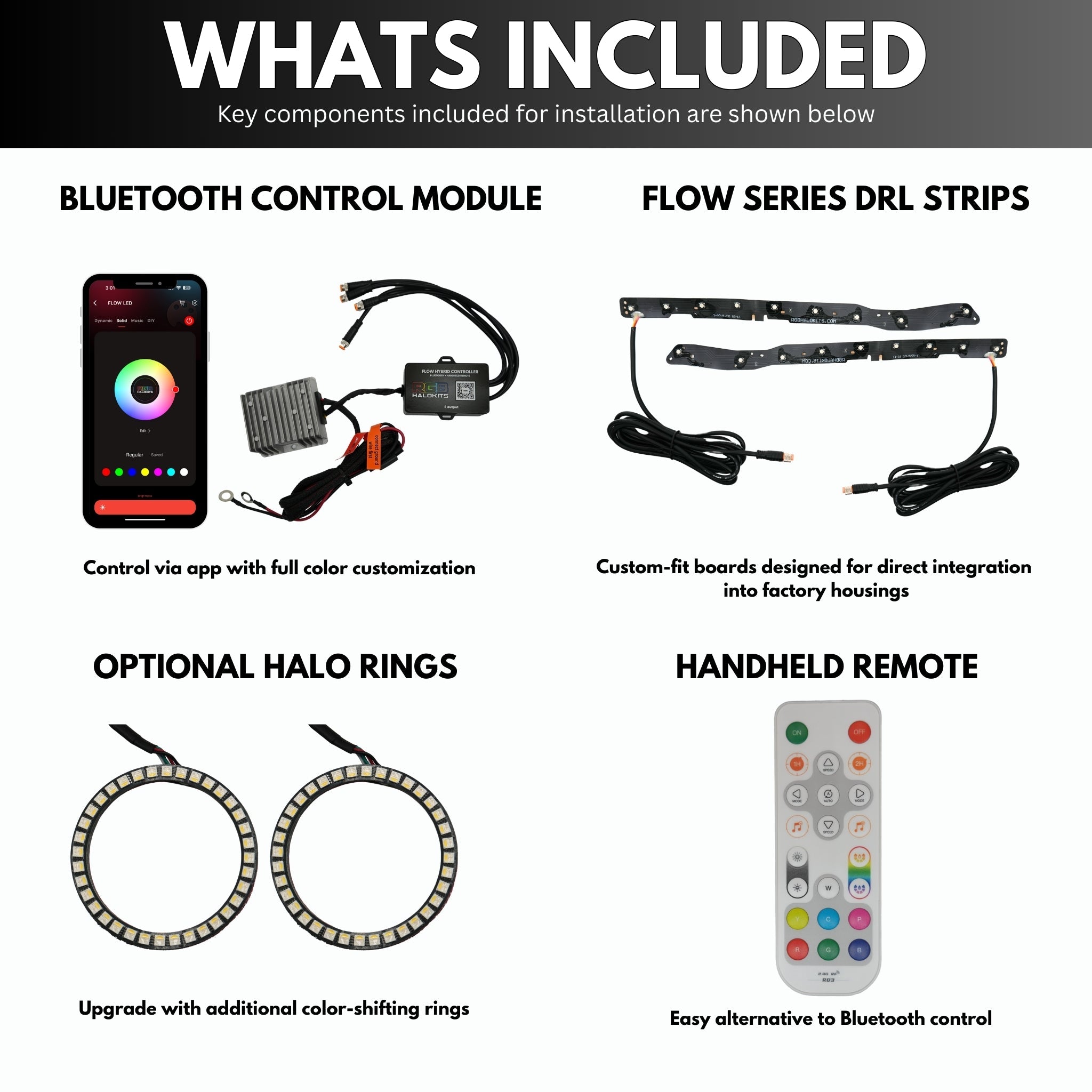 Dodge Durango Multicolor DRL Boards (2014-2020)
