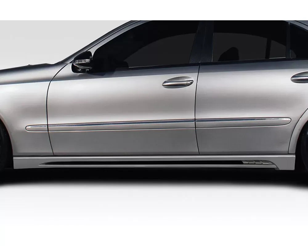 Duraflex Aiming Side Skirts Compatible With 2003-2009 Mercedes Benz E Class - 2 Piece