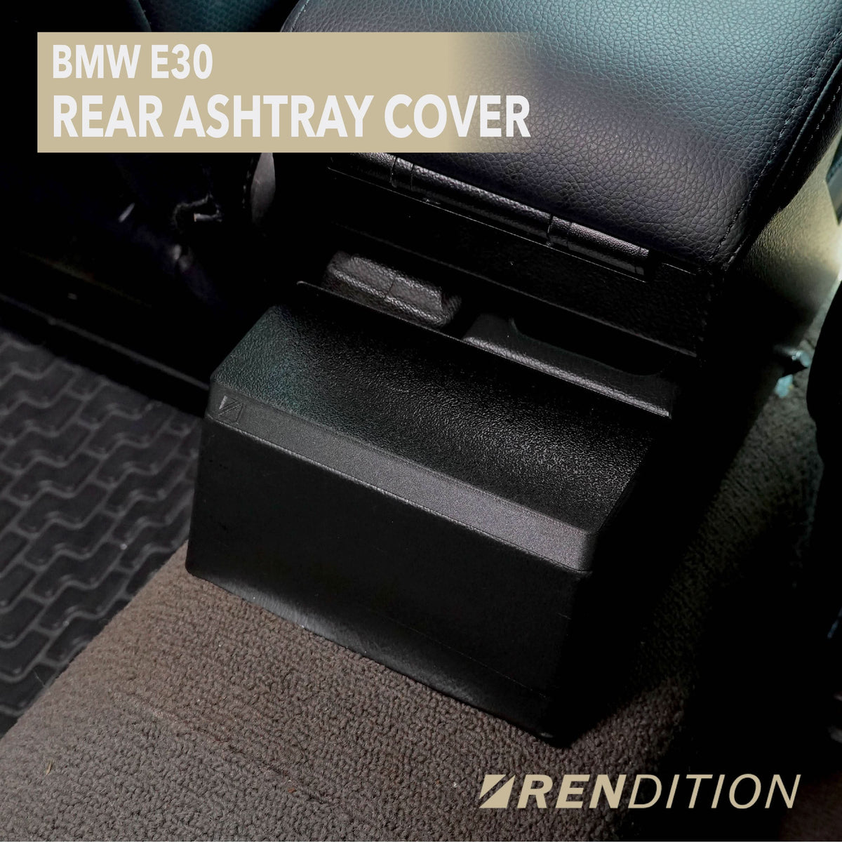 BMW E30 REAR ASHTRAY COVER