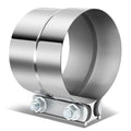 4.0" Lap Joint Exhaust Band Clamp Muffler Sleeve Coupler Stainless Steel