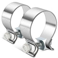 3.0" Stainless Steel Narrow Band Exhaust Clamp Set (2 Pieces)