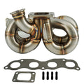 K Series FG2 FA5 T3 Turbo Manifold Civic Si Ram Horn Honda K20 K24 EG EK Bottom Mount