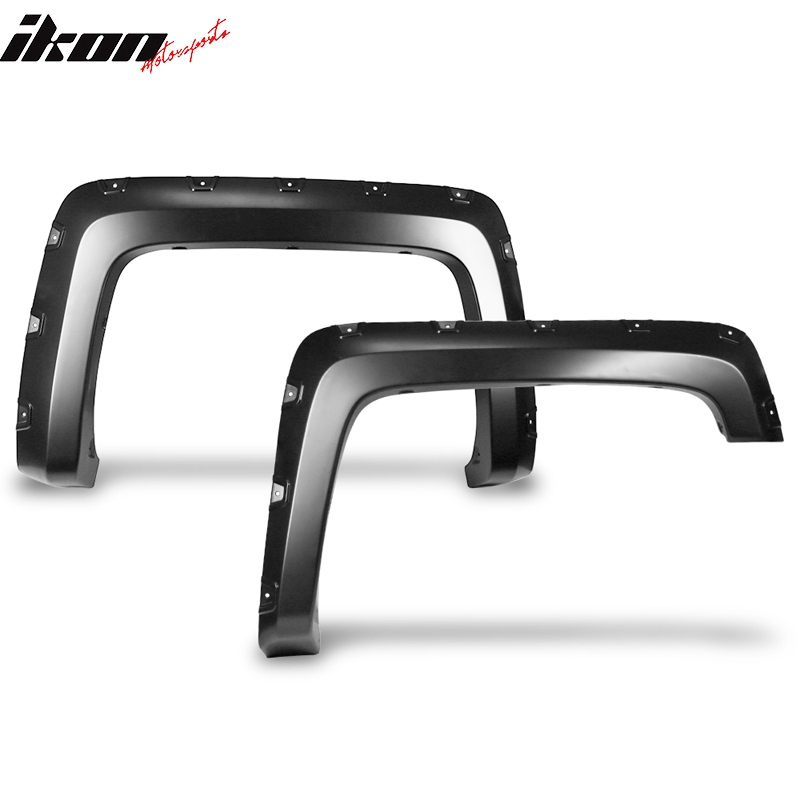 2014-2018 Chevy Silverado 1500 6.5Ft 8Ft Long Bed Fender Flares 4PC