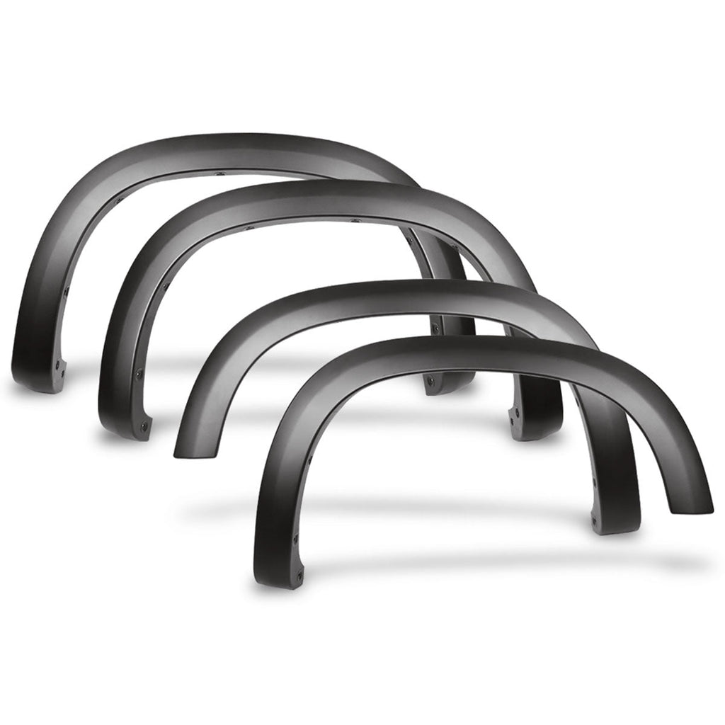 2019-2023 Chevy Silverado 1500 Textured Black Fender Flares PP 4PC