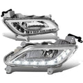 2012-2016 Hyundai Veloster LED DRL Fog Lights with Switch - Clear