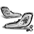 12-16 Hyundai Accent 4-Door Fog Lights w/ Switch & 881 Bulb Clear