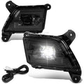 2019-2020 Chevrolet Silverado 1500 LED Fog Lights with Switch - Smoke