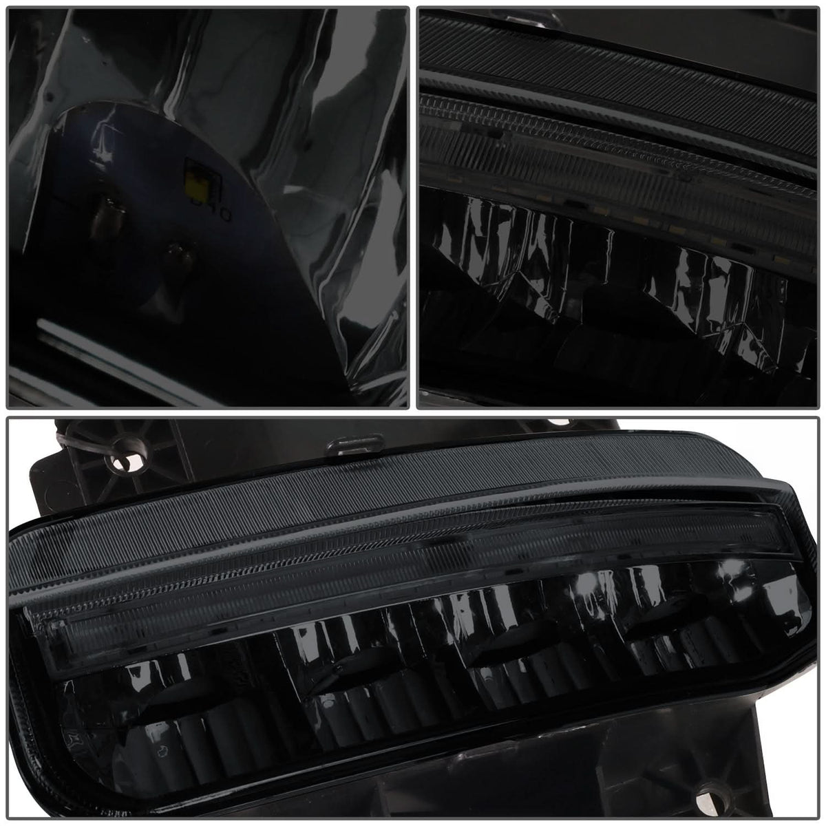 2019-2022 RAM 1500 LED DRL Fog Lights - Smoked