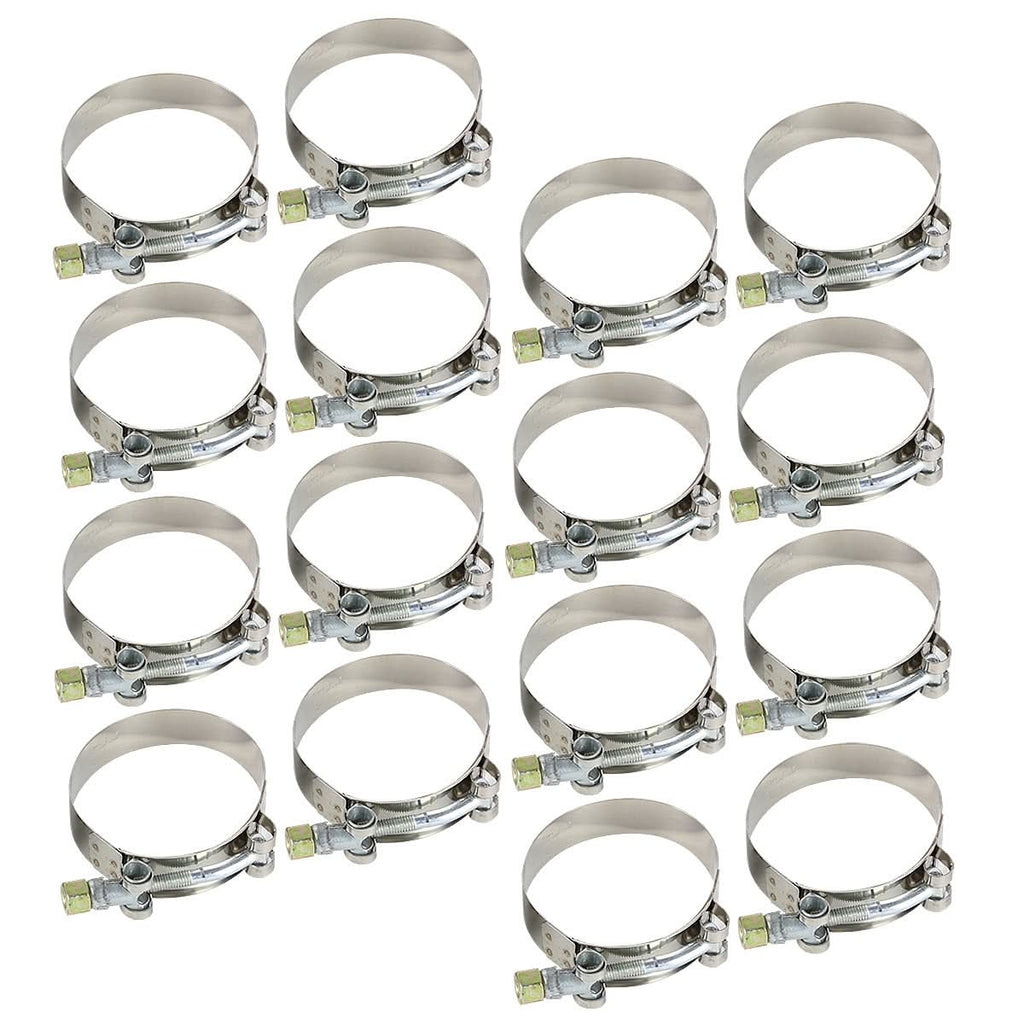 Universal 2.75" Aluminum Intercooler Piping Kit - 8PC with Clamps