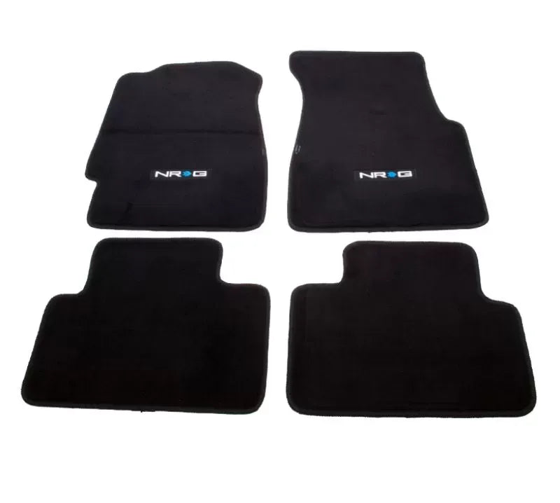 NRG Floor Mats NRG Logo 4-Piece Honda Civic Coupe 1992-1995