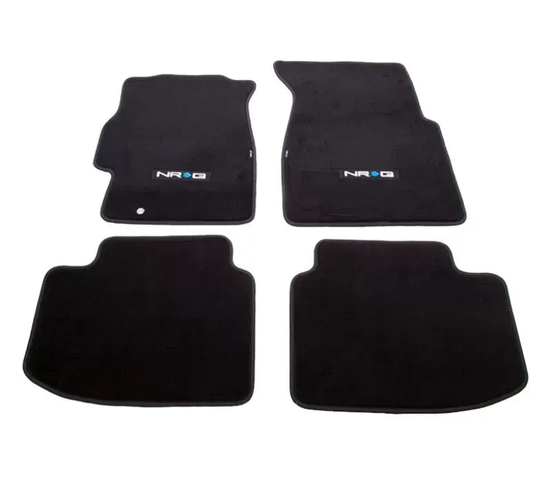 NRG Floor Mats NRG Logo 4-Piece Honda Civic Coupe | Hatchback 1996-2000