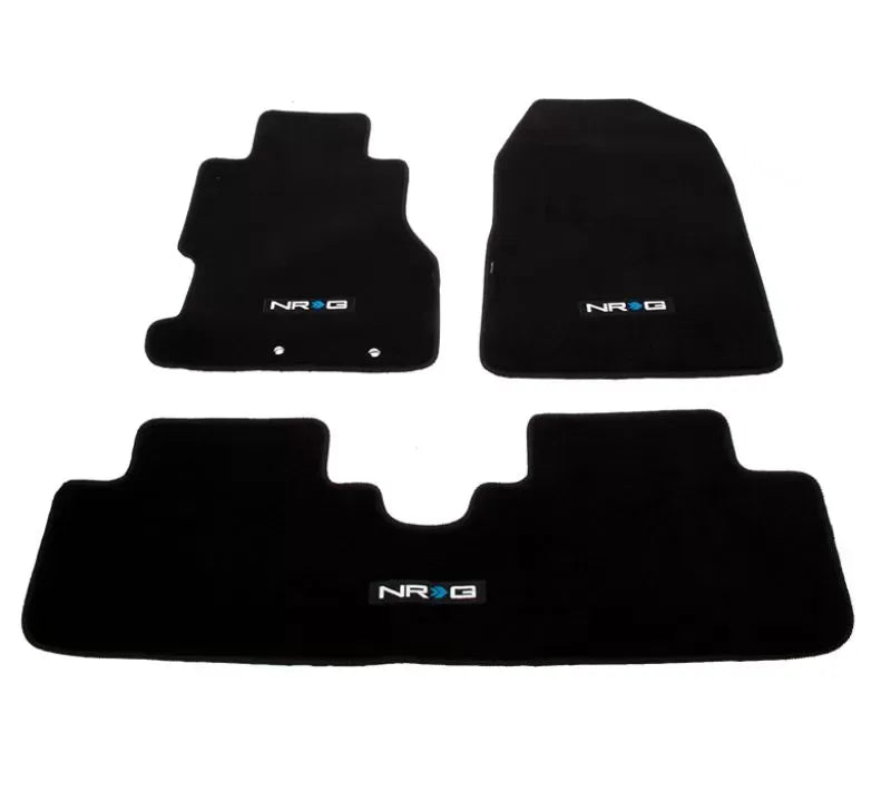 NRG Floor Mats NRG Logo 3-Piece Honda Civic Si Hatchback 2002-2003