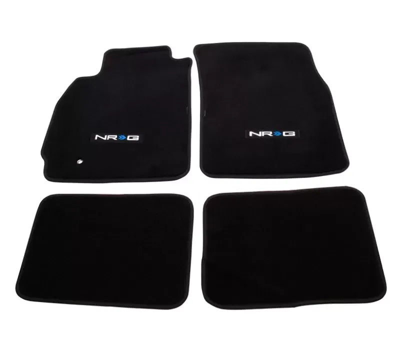 NRG Floor Mats NRG Logo 4-Piece Mitsubishi Evo 8 Evolution 2003-2005