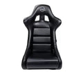 NRG FRP Shield Series Bucket Seat Medium Gray Black