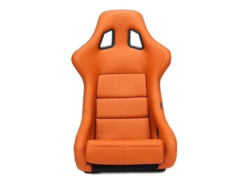 NRG FRP Bucket Seat Brown Vinyl Material (Large)