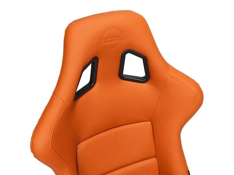 NRG FRP Bucket Seat Brown Vinyl Material (Large)