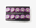 NRG Purple Fender Washer Kit with Rivets for Plastic Universal
