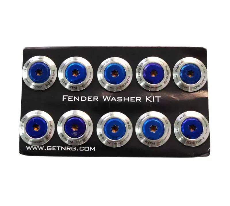 NRG 10-piece Fender Washer Kit Stainless Steel Bolt Washer Rivets