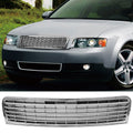 Fits 02-05 Audi A4 Chrome Hood Front Upper Grille - ABS