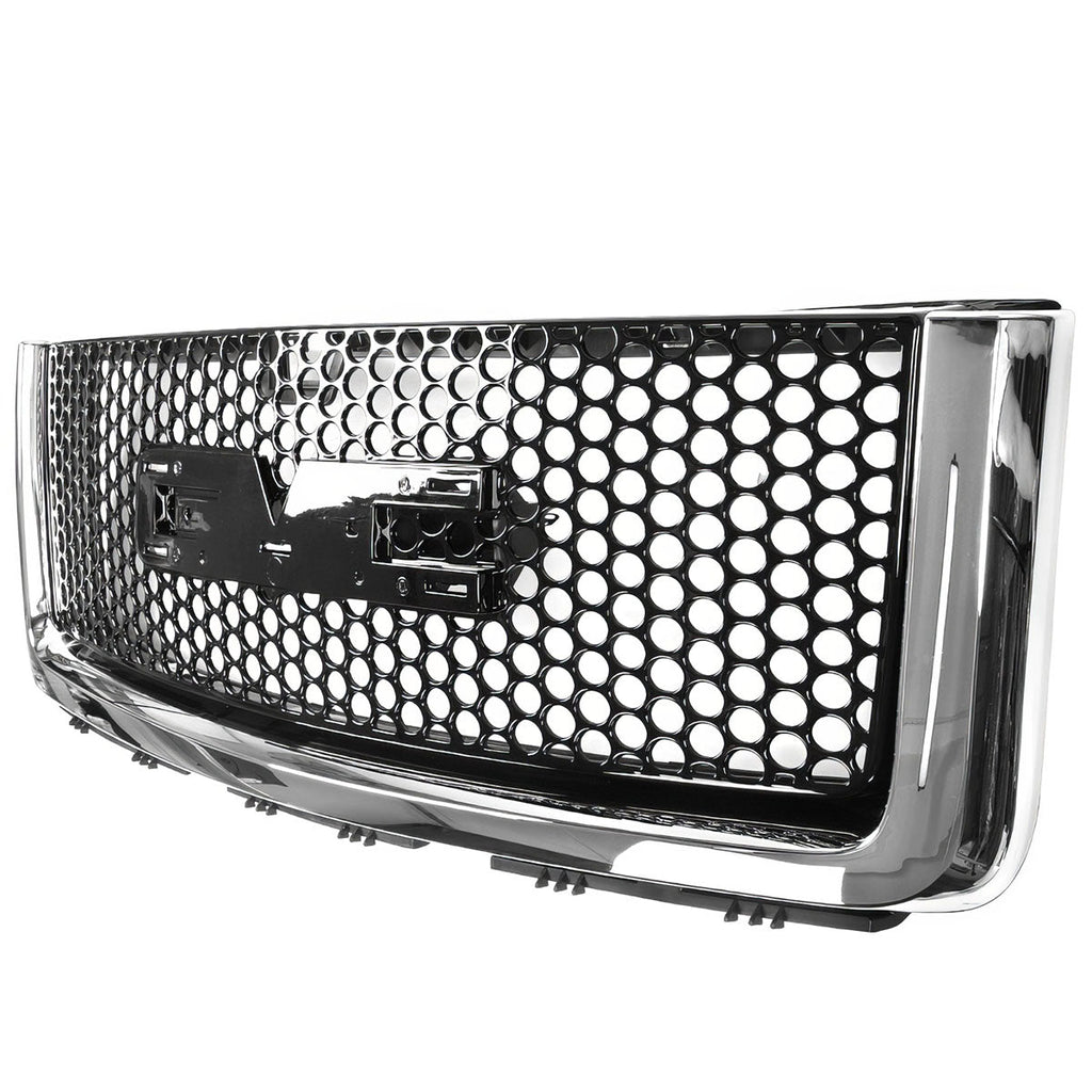 2007-2013 GMC Sierra 1500 Car Front Grille Upper Hood  Guards ABS