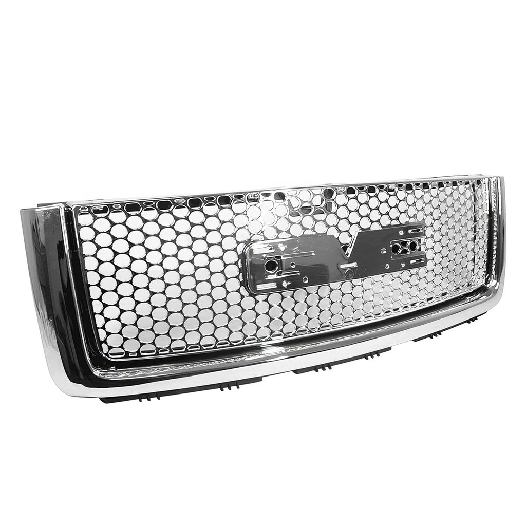 2007-2013 GMC Sierra 1500 Car Front Grille Upper Hood  Guards ABS