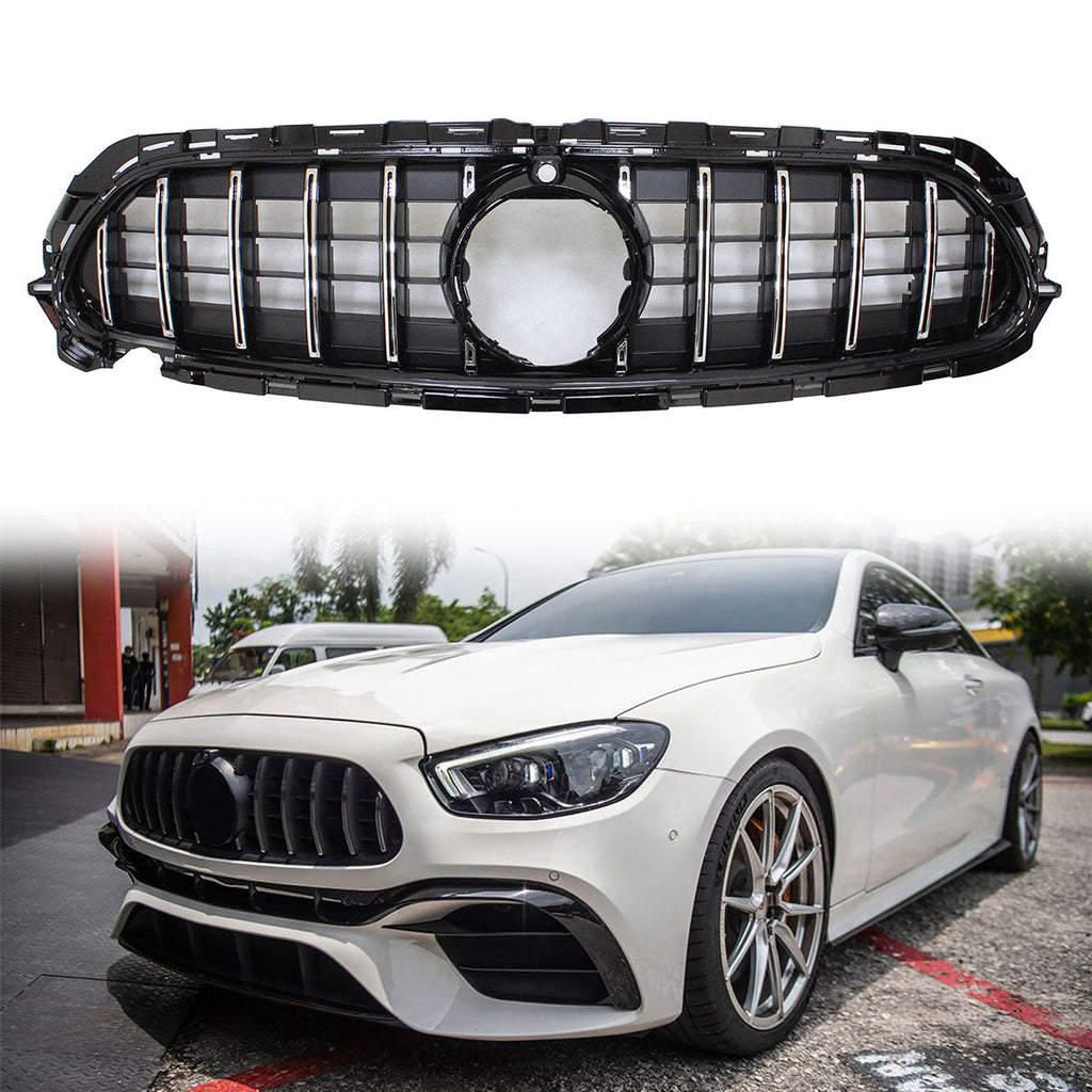 2021-2023 Mercedes-Benz W213 E Class GT Style Front Bumper Hood Grille