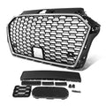 2017-2020 Audi A3 RS4 Style Front Grille w/ Sensor Holes