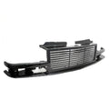 1998-2005 Chevy S10 Blazer Billet Black Front Bumper Hood Grille ABS