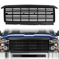 2015-2019 Chevy Silverado 2500 2500HD 3500 3500HD Black Grille Hood