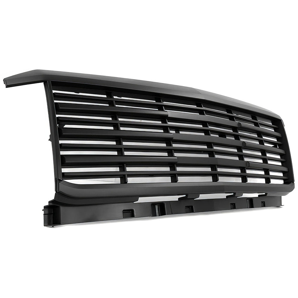 2015-2019 Chevy Silverado 2500 2500HD 3500 3500HD Black Grille Hood